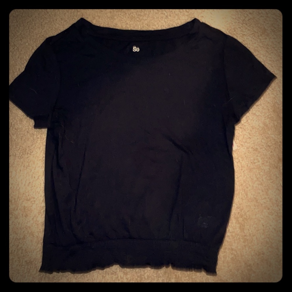 Black Crop Top